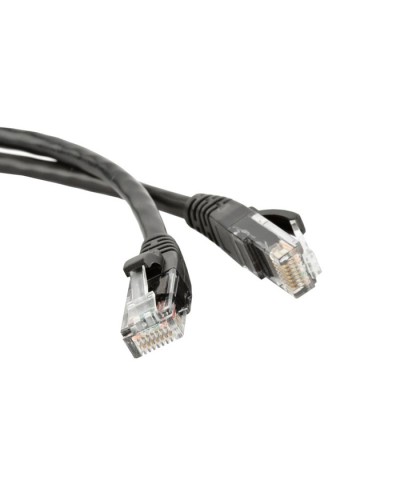 Патч-корд RJ45 - RJ45, 4 пары, UTP, категория 5е, 7 м, черный, LSZH LANMASTER LAN-PC45/U5E-7.0-BK в Ижевске Патч-корды и пигтейлы Pintop.ru