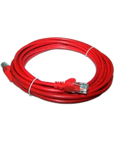Патч-корд RJ45 - RJ45, 4 пары, UTP, категория 5е, 7 м, красный, LSZH LANMASTER LAN-PC45/U5E-7.0-RD в Ижевске Патч-корды и пигтейлы Pintop.ru