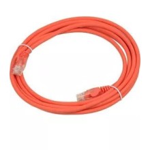 Патч-корд RJ45 - RJ45, 4 пары, UTP, категория 6, 3 м, оранжевый, LSZH LANMASTER LAN-PC45/U6-3.0-OR