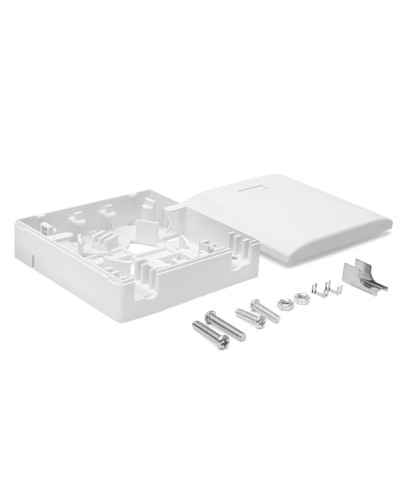 Коробка настенная на 1 адаптер SC LANMASTER LAN-SBF1-WH в Ижевске Патч-панели Pintop.ru