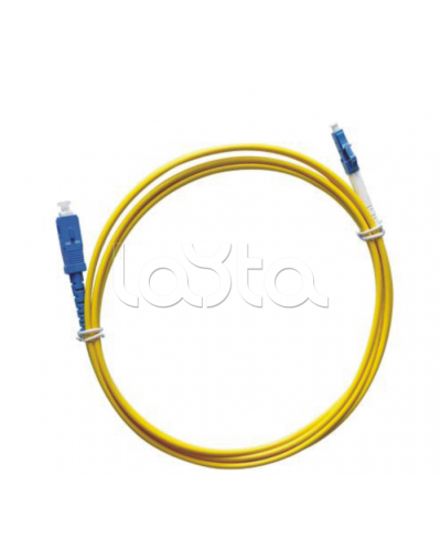 Патч-корд оптический LANMASTER LAN-ST-FC/SA-5.0 в Ижевске Патч-корды и пигтейлы Pintop.ru