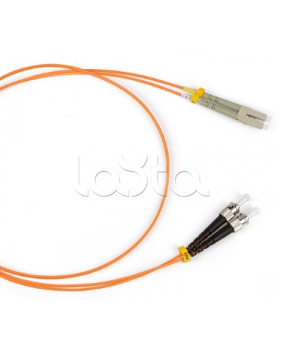 Патч-корд оптический LANMASTER LAN-ST-LC/SA-5.0 в Ижевске Патч-корды и пигтейлы Pintop.ru