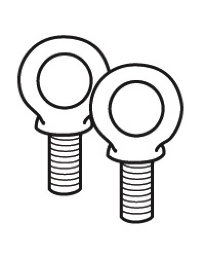 Комплект подъемных колец Legrand 020482 в Ижевске Аксессуары для стоек и шкафов Pintop.ru