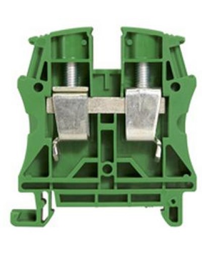 Клемма 16 мм2 однополюсная 1 вход/1 выход, шаг 12 мм, зеленая Viking Legrand 037198 в Ижевске Клеммные колодки Pintop.ru