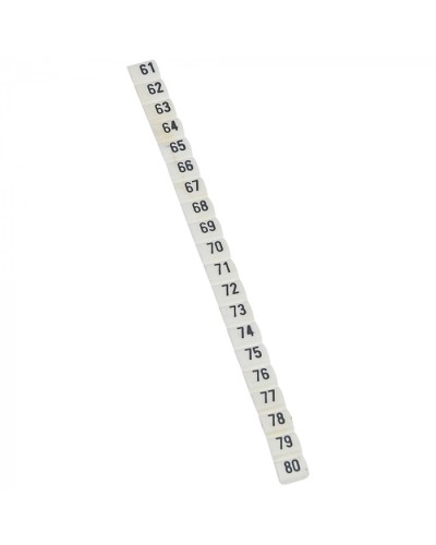 Маркер CAB3 цифры 61-80 Legrand 038163 в Ижевске Аксессуары для кабель-канала Pintop.ru