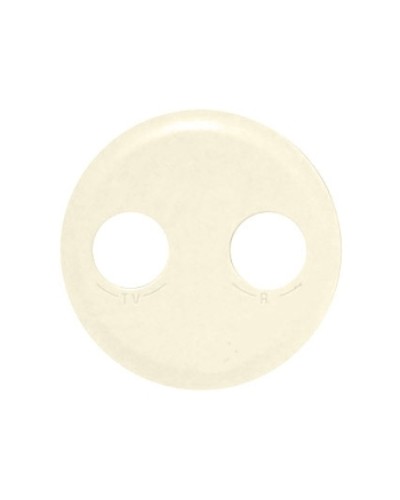 Лицевая панель для розетки TV/FM слоновая кость Celiane Legrand 066232 в Ижевске Аксессуары для кабель-канала Pintop.ru