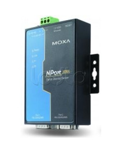 Сервер 2-портовый RS-232/422/485 в Ethernet Moxa NPort 5250A-T в Ижевске Дополнительное оборудование для ОПС Pintop.ru