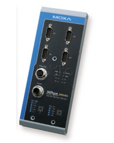 Сервер 4-портовый RS-232/422/485 в Ethernet Moxa NPort 5450AI-M12 в Ижевске Дополнительное оборудование для ОПС Pintop.ru