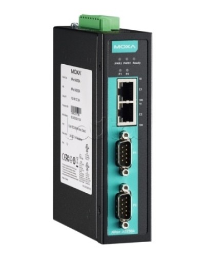 Сервер 2-портовый RS-232/422/485 в Ethernet Moxa NPort IA-5250AI в Ижевске Дополнительное оборудование для ОПС Pintop.ru