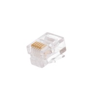 Коннектор RJ12/6P6C (1000 шт/уп) NETLAN EC-UP6P6C-UC-003-TR-1000