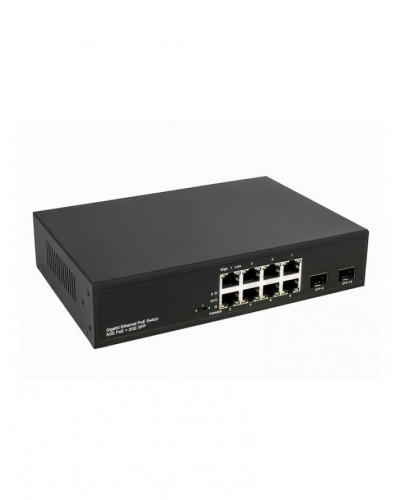 PoE коммутатор Gigabit Ethernet на 8 RJ45 + 2 SFP порта NST NS-SW-8G2G-P в Ижевске Коммутаторы Pintop.ru