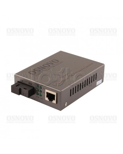 Медиаконвертер Fast Ethernet OSNOVO OMC-100-11S5a в Ижевске Медиаконвертеры Pintop.ru