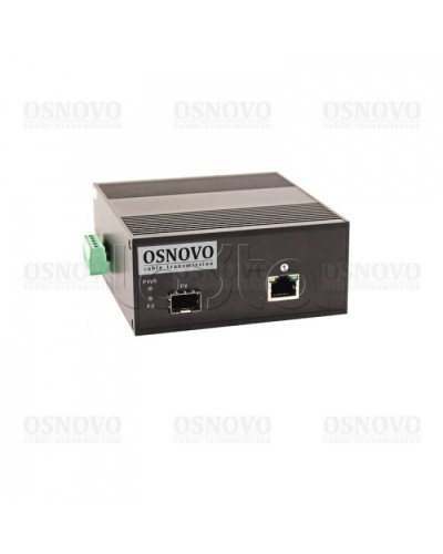 Медиаконвертер Gigabit Ethernet с поддержкой PoE OSNOVO OMC-1000-11X/I в Ижевске Медиаконвертеры Pintop.ru