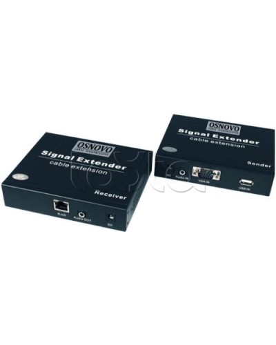 Комплект (передатчик+приемник) для передачи VGA OSNOVO TLN-VKM/1+RLN-VKM/1(ver.2) в Ижевске Видеоусилители, Модуляторы, Делители Pintop.ru