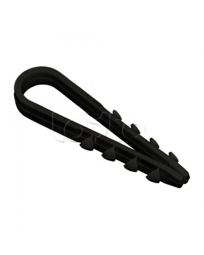 Дюбель-хомут 11-18 черный (100шт/уп) PROCONNECT 07-4522 в Ижевске Стяжки-хомуты Pintop.ru