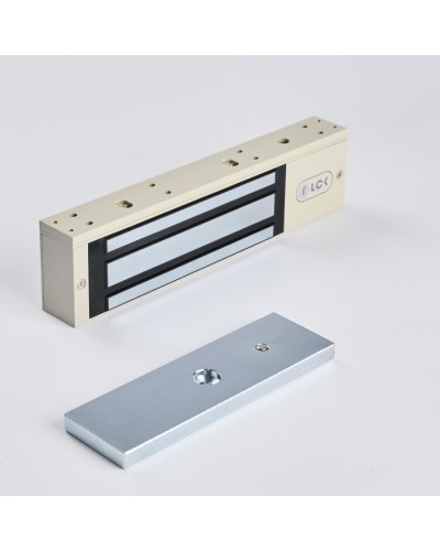 R-Lock RL-EM350-L0G - Электромагнитный замкок, 350кг, DC12/24B, цвет серый, RAL7032 (галечный серый) в Ижевске Электромагнитные замки Pintop.ru