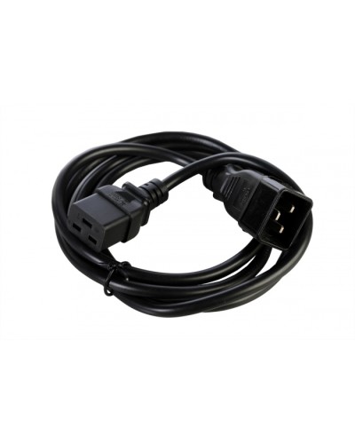 Шнур питания с заземлением IEC 60320 C19/IEC 60320 C20, 16А/250В (3x1,5), длина 1,8 м Rem R-16-Cord-C19-C20-1.8 в Ижевске Блоки розеток Pintop.ru