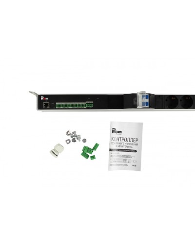 Блок силовых розеток с контроллером REM R-MC1-32-4x2S-2x3C13-2x2C19-A-1820-K в Ижевске Блоки розеток Pintop.ru