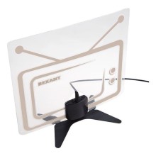 Антенна комнатная «Активная» для цифрового телевидения DVB-T2, Ag-717 REXANT 34-0717