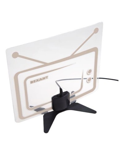 Антенна комнатная «Активная» для цифрового телевидения DVB-T2, Ag-717 REXANT 34-0717 в Ижевске Системы видеонаблюдения Pintop.ru