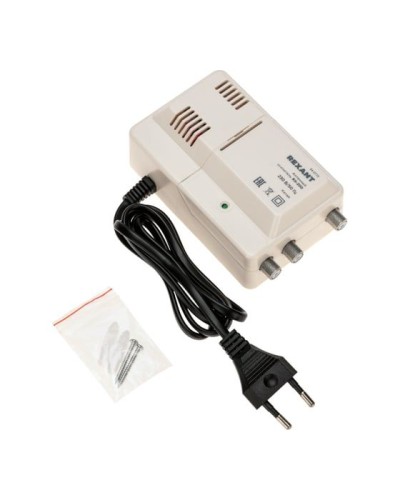 Антенный усилитель ТВ сигнала на 2 выхода, RX-200 REXANT 34-0772 в Ижевске Системы видеонаблюдения Pintop.ru