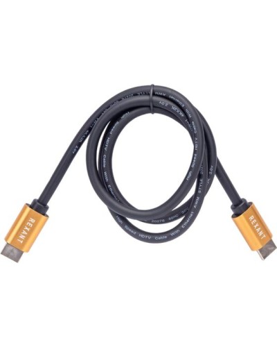 Кабель HDMI - HDMI 2.0, 1м, Gold REXANT 17-6102 в Ижевске Системы видеонаблюдения Pintop.ru