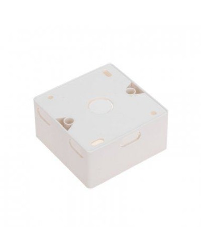 Короб накладной для лицевых панелей 80х80 под 2 модуля 45х22,5 Mosaic 03-0126 в Ижевске Распределительные коробки Pintop.ru