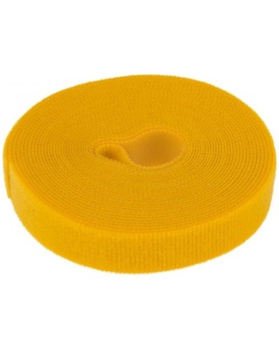 Лента-липучка многоразовая 5 м х 20мм, желтая (1 шт/уп) REXANT 07-7522 в Ижевске Монтажные материалы Pintop.ru