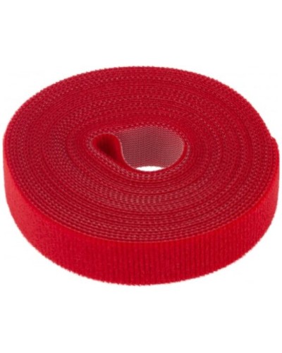 Лента-липучка многоразовая 5 м х 20мм, красная (1 шт/уп) REXANT 07-7524 в Ижевске Монтажные материалы Pintop.ru