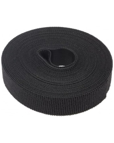 Лента-липучка многоразовая 5 м х 20мм, черная (1 шт/уп) REXANT 07-7526 в Ижевске Монтажные материалы Pintop.ru