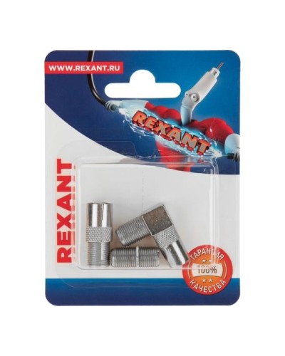 Набор антенных переходников для подключения ТВ REXANT 06-0041-A в Ижевске Проходные адаптеры Pintop.ru
