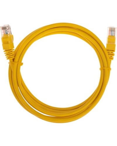 Патч-корд U/UTP, CAT 5e, RJ45-RJ45, 26AWG, LSZH, желтый, 2м REXANT 02-0105-2 в Ижевске Патчкорды (медные) Pintop.ru