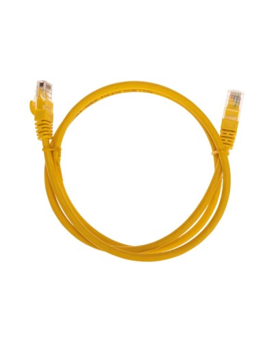 Патч-корд U/UTP, CAT 6, RJ45-RJ45, 26AWG, LSZH, желтый, 1м REXANT 02-0295-1 в Ижевске Патчкорды (медные) Pintop.ru