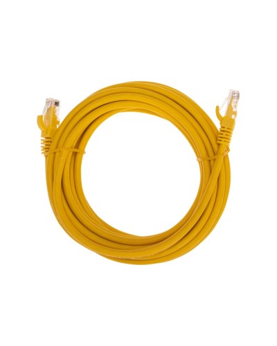 Патч-корд U/UTP, CAT 6, RJ45-RJ45, 26AWG, LSZH, желтый, 5м REXANT 02-0295-5 в Ижевске Патчкорды (медные) Pintop.ru