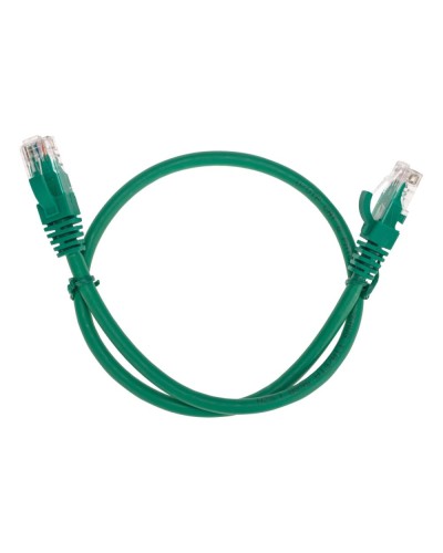 Патч-корд U/UTP, CAT 6, RJ45-RJ45, 26AWG, LSZH, зеленый, 0,5м REXANT 02-0296-05 в Ижевске Патчкорды (медные) Pintop.ru