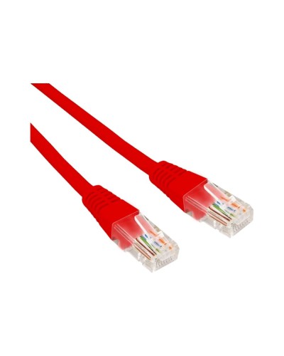 Патч-корд U/UTP, CAT 6, RJ45-RJ45, 26AWG, LSZH, красный, 0,3м REXANT 02-0293-03 в Ижевске Патчкорды (медные) Pintop.ru