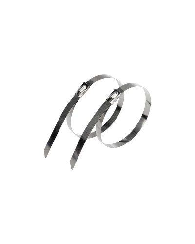 Стяжка кабельная стальная (304) 400x4,6мм (50 шт/уп) REXANT (07-0408) в Ижевске Стяжки-хомуты Pintop.ru