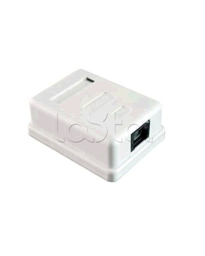 Розетка компьютерная 1xRJ-45 CAT5e экран (10шт/уп) REXANT 03-0122 в Ижевске Коннекторы Pintop.ru