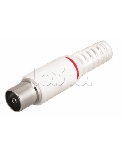 Разъем гнездо TV без пайки белый (100шт/уп) REXANT 05-2043 в Ижевске Коннекторы Pintop.ru