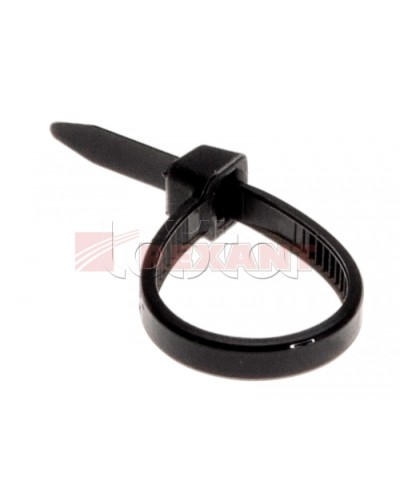 Хомут-стяжка нейлоновый 2.5х60 мм чёрный (100шт/уп) REXANT 07-0061 в Ижевске Стяжки-хомуты Pintop.ru