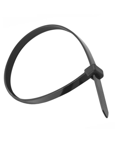 Хомут-стяжка нейлоновый 4х200 мм чёрный (100шт/уп) REXANT 07-0201 в Ижевске Стяжки-хомуты Pintop.ru