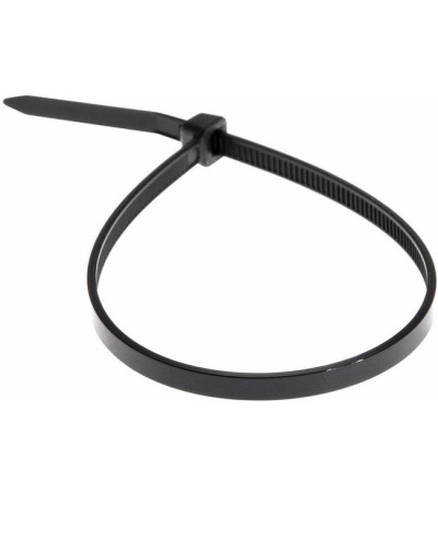 Хомут-стяжка нейлоновый 4х300 мм чёрный (100шт/уп) REXANT 07-0301 в Ижевске Стяжки-хомуты Pintop.ru