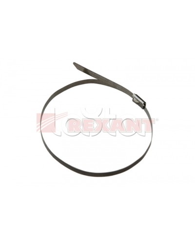 Хомут-стяжка металлический 4.6х360 мм (50шт/уп) REXANT 07-0368 в Ижевске Стяжки-хомуты Pintop.ru