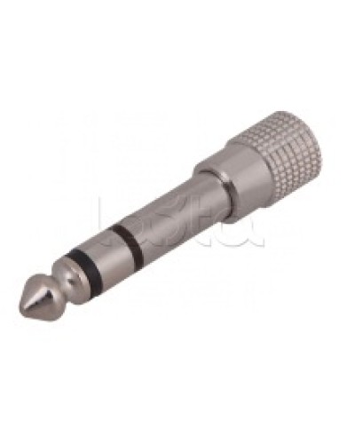 Переходник штекер 6.3мм стерео - гнездо 3.5мм стерео (металл) (50шт/уп) REXANT 14-0205 в Ижевске Коннекторы Pintop.ru