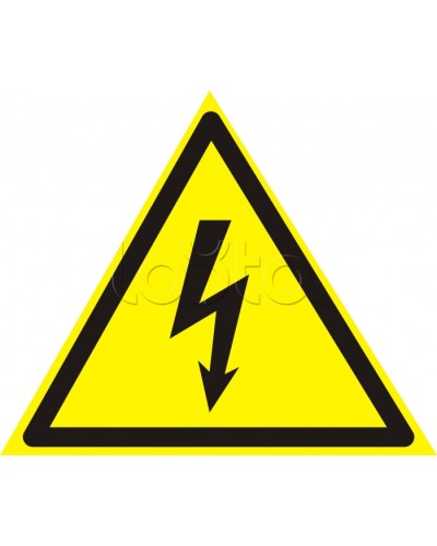 Знак электробезопасности Опасность поражения электротоком 100x100 (5шт/уп) REXANT 56-0005 в Ижевске Дополнительное оборудование для ОПС Pintop.ru