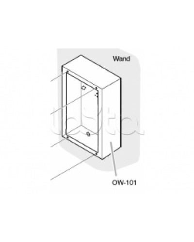 Коробка накладная TOA OW-101 в Ижевске Аксессуары для СОУЭ Pintop.ru