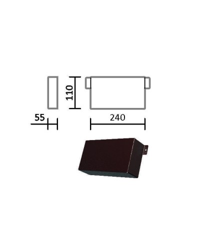 Монтажный кожух Vizit МК-400CB в Ижевске Аксессуары для многоабонентных систем Pintop.ru