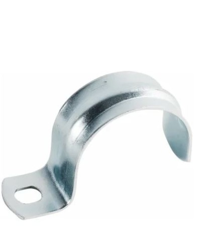Скоба оцинк. с одним отверстием, для трубы D32мм (100 шт/уп) Экопласт (43732) - Скоба оцинкованная с одним отверстием, для трубы D32мм Экопласт в Ижевске Держатели, клипсы, скобы Pintop.ru