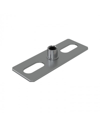 Пластина опорная с гайкой М8 (1уп=150шт) Экопласт (59920) в Ижевске Аксессуары для лотков Pintop.ru