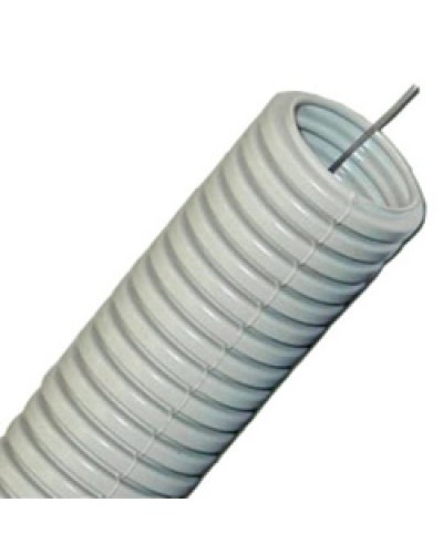 Труба гофрированная HFLS легкая диам 40 мм, с зондом, без галогена, низкое дымовыделение Экопласт 60140HFLS в Ижевске Труба (ОКЛ) Экопласт Pintop.ru